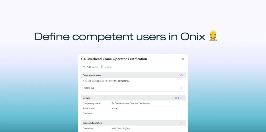 Competent users